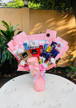 Load image into Gallery viewer, Pink Snack Bouquet with Gift Box | BCG-149
