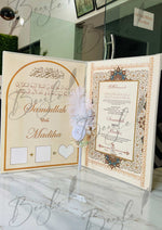 Load image into Gallery viewer, Customized Nikah Booklet With Attractive Qubool Hai Nikah Pen
