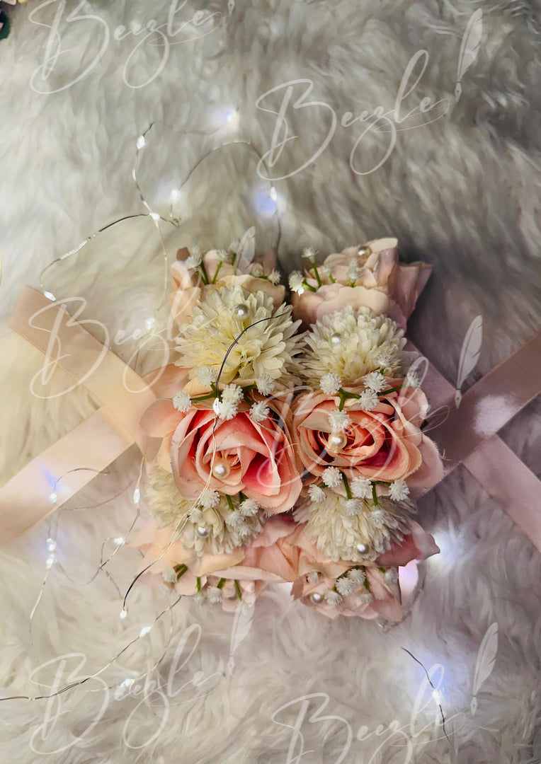 The Beautiful Gajray Decorated With Light Pink Flowers | GAY-004