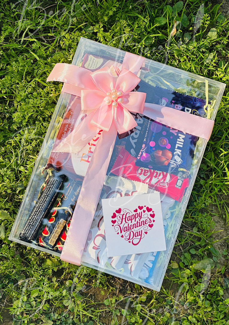 Pink Ribbon Valentine Gift Box | GBO-023