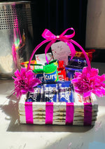 Load image into Gallery viewer, Pink Chocolate Gift Basket  GB-134
