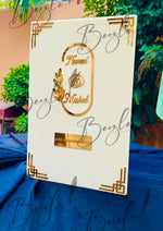 Load image into Gallery viewer, The Golden Nikkah Booklet With Attractive Design
