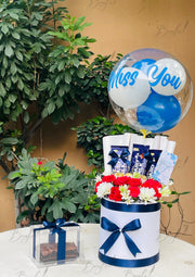 Dairy Milk and Flower Gift Box | GDEL-110