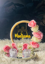 Load image into Gallery viewer, Floral Mirror Ring Tray | NT-035