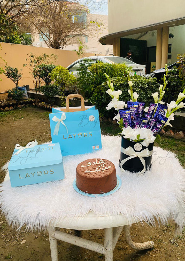 Chocolate Cake Gift Setup | GDEL-358