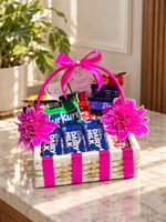 Load image into Gallery viewer, Pink Chocolate Gift Basket  GB-134
