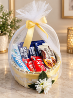 Load image into Gallery viewer, Golden Elegance Chocolate Gift Basket | GB-052