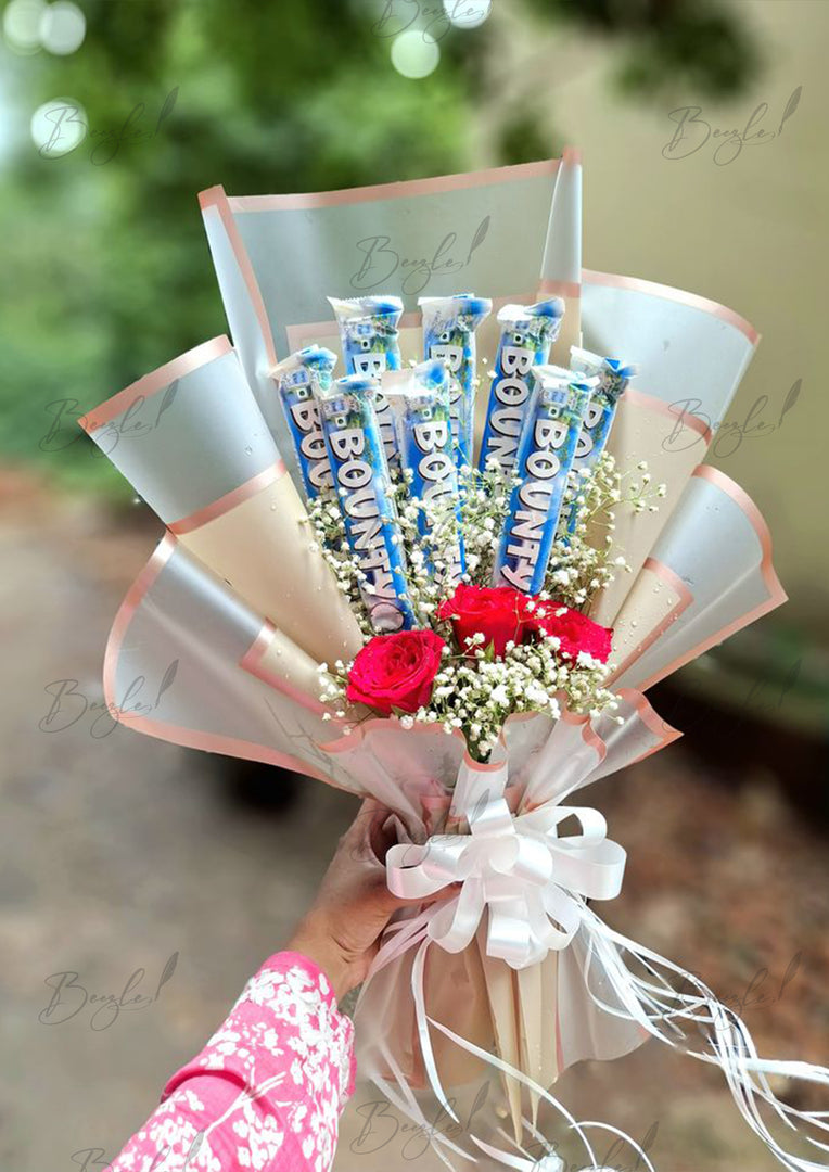 Bounty Chocolate and Rose Bouquet | BCG-153