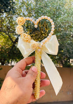 Load image into Gallery viewer, Pearl Rose Heart Pen | PEN-110