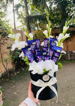 Load image into Gallery viewer, Gladiolus Floral and Chocolate Box Gift | GBO-099