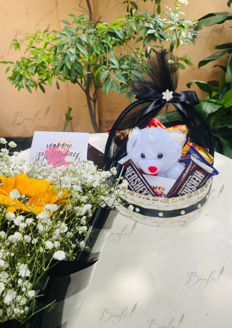 Sunflower & Teddy Gift Bundle | GDEL-0177