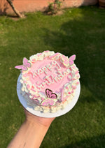 Load image into Gallery viewer, Pink Butterfly Dream Cake | GC-104
