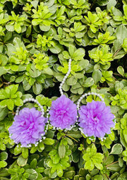Purple Flower Jewelry Set| ER-002