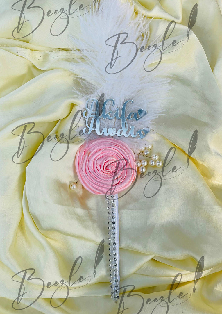 Customized Nikah Pen With Name & Feather | PEN-39