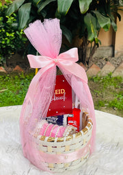 Elegant Eid Mubarak Basket with Bangles & Chocolates | GB-087