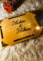 Load image into Gallery viewer, The Luxurious Customized Beige Nikah Booklet With Box | BOX-009
