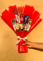 Load image into Gallery viewer, Personalized Bride to Be Chocolate Gift Bouquet with Photos | BCG-021
