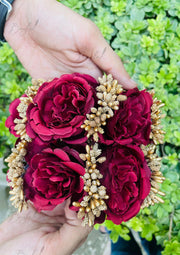 Rosy Bridal Hand Gajra | GAY-016