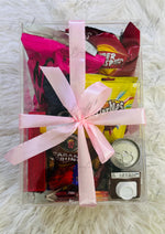 Load image into Gallery viewer, Charming Snack Delight Box with Pink Ribbon | GBO-031
