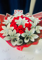 Load image into Gallery viewer, 500 Rupee Note Bouquet with Red Roses | BCG-111
