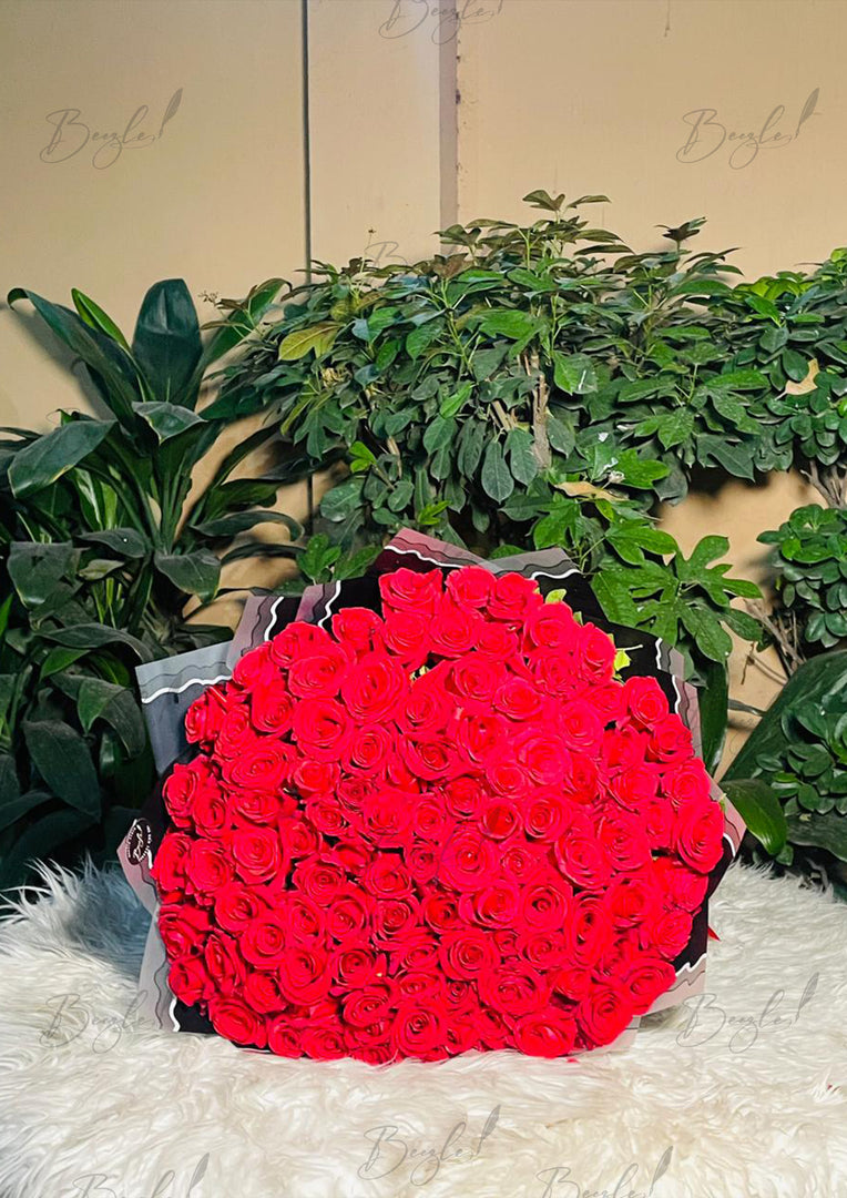Luxurious Red Rose Bouquet | BCG-250