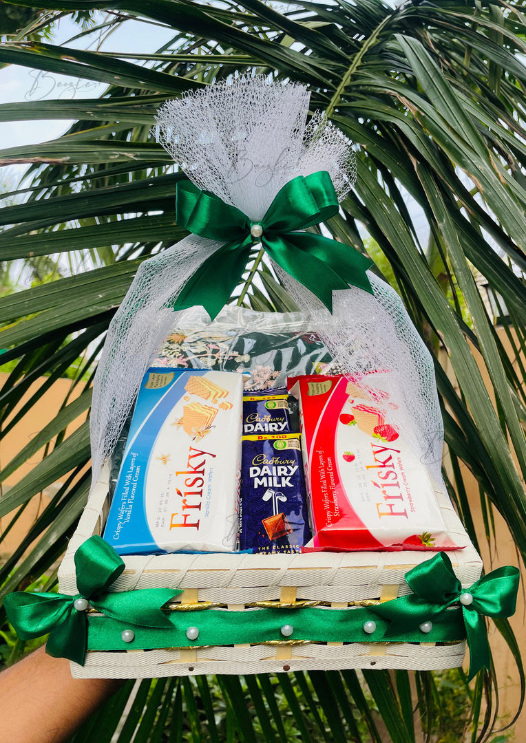 Frisky & Dairy Milk Gift Basket | GB-183