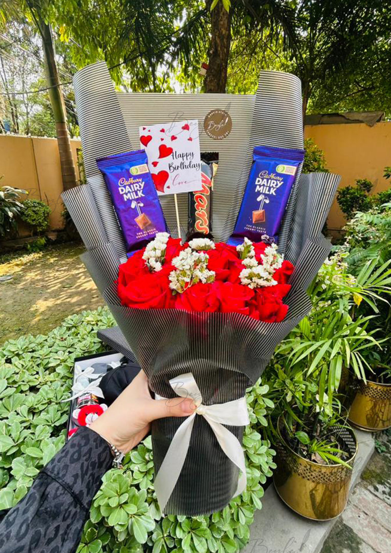 Mini Chocolate Bouquet with Mars & Dairy Milk | BCG-168