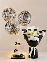 Load image into Gallery viewer, Elegant White Flower Bouquet Gift Set | GDEL-487