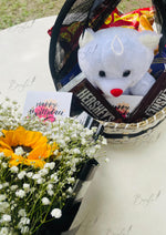 Load image into Gallery viewer, Sunflower &amp; Teddy Gift Bundle | GDEL-0177
