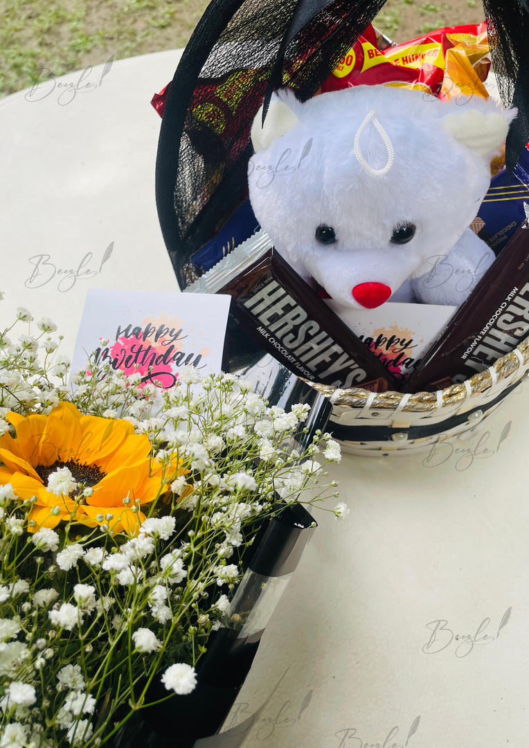 Sunflower & Teddy Gift Bundle | GDEL-0177