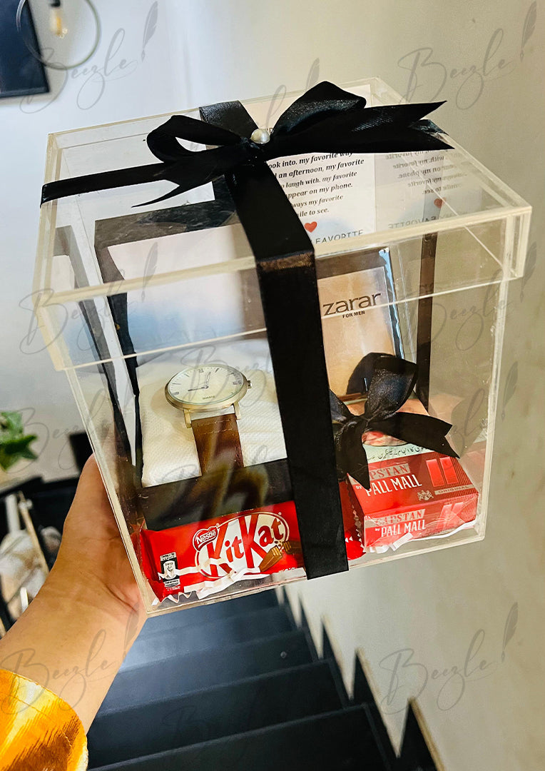 Gift Box for Him – Watch, Perfume & KitKat Treat | GBO-079