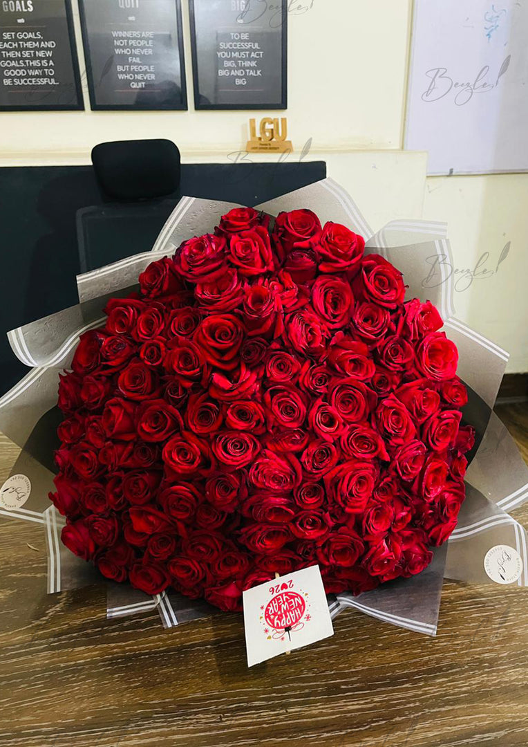 Royal Red Roses Royal Red Roses Bouquet For Romantic Celebrations – Beezle Store