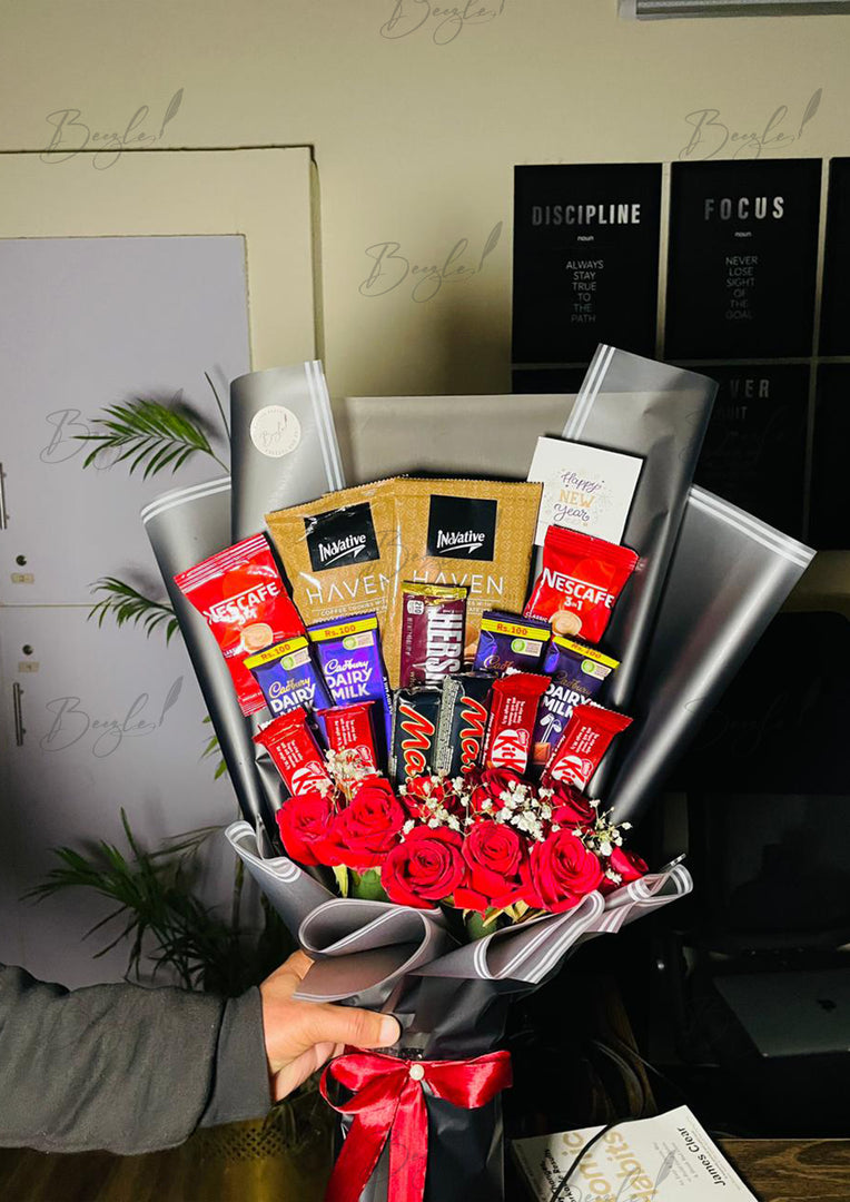 Choco Rose Bliss Bouquet | BCG-274