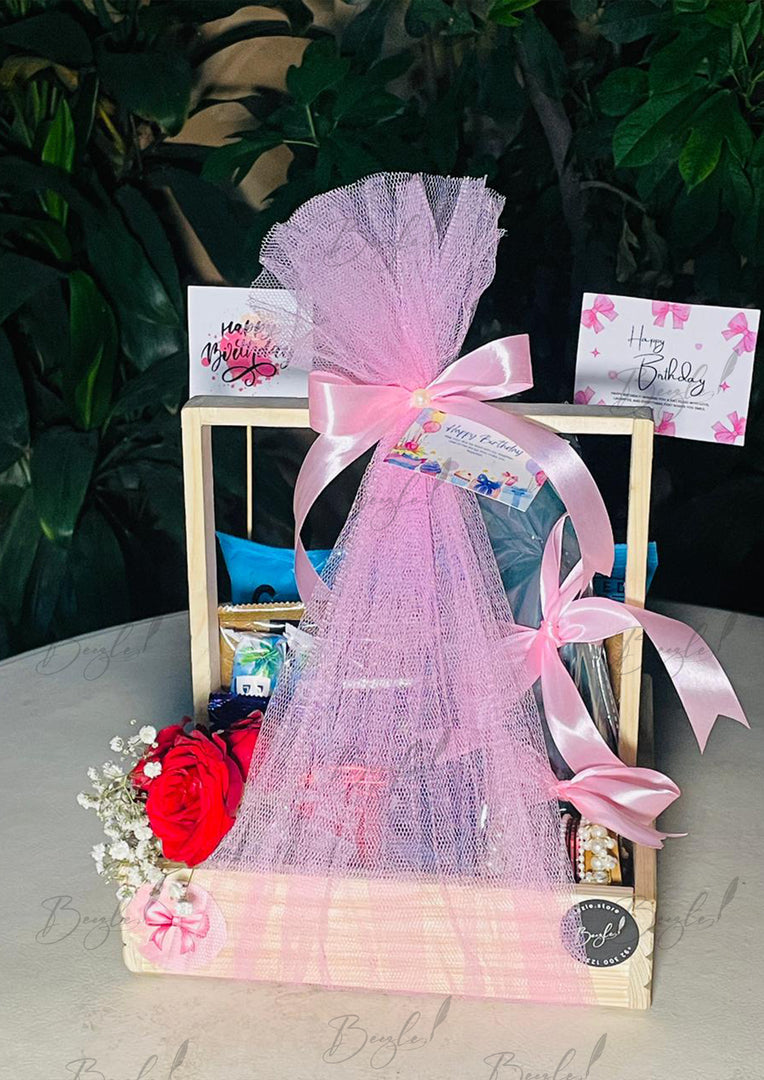 Pink Sweet Treat Gift Basket | GB-150