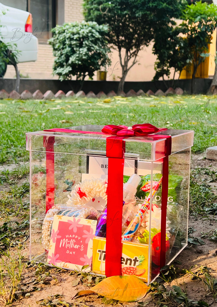 Crystal Clear Mother’s Day Acrylic Gift Box | GBO-080
