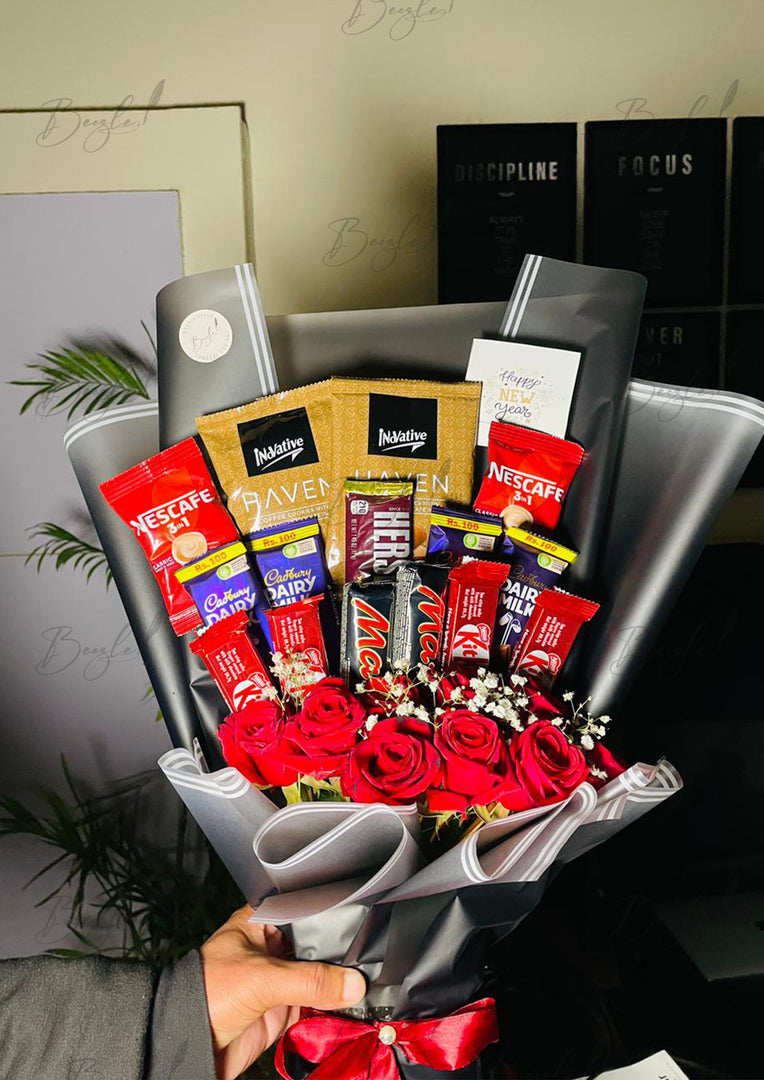 Choco Rose Bliss Bouquet | BCG-274