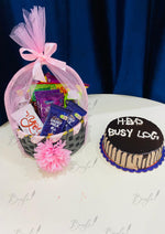 Load image into Gallery viewer, Fun Birthday Basket with Chocolates &amp; Cake | GDEL-069
