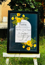 Load image into Gallery viewer, Nikkah Certificate with Dark Blue Attractive Design | NC-095
