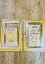 Load image into Gallery viewer, The Golden Nikkah Booklet With Attractive Design | NB-022
