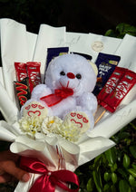Load image into Gallery viewer, Teddy &amp; Chocolate Love Bouquet | BCG-159
