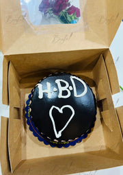 Rich Chocolate Cake with Custom Name | GC-065