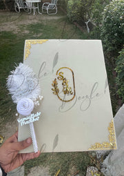 Customized Nikah Booklet With Attractive Qubool Hai Nikah Pen