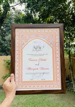 Load image into Gallery viewer, Customized Premium Nikah Certificate With Classic Design | NC-008