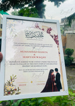 Load image into Gallery viewer, Custom Nikkah Certificate Frame | NC-187
