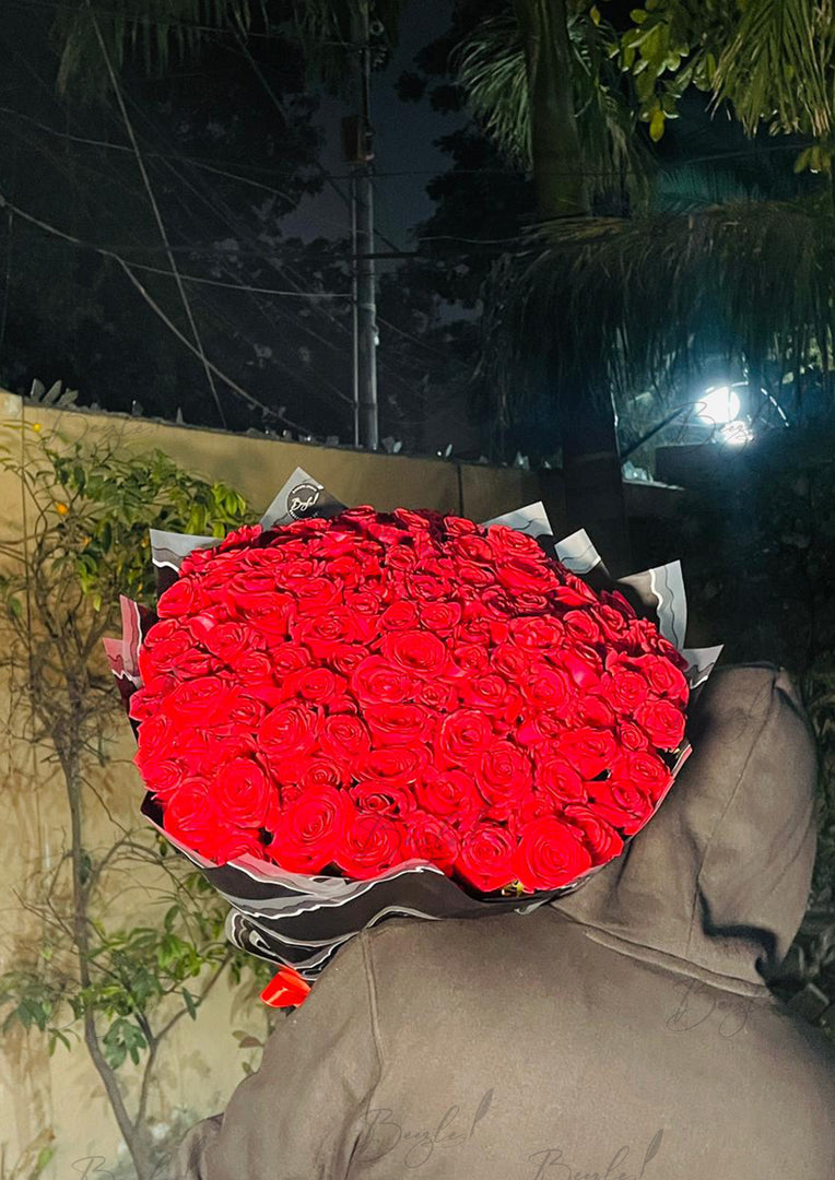 Luxurious Red Rose Bouquet | BCG-250