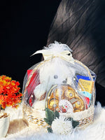 Load image into Gallery viewer, Luxurious Teddy Bear Gift Basket | GB-036
