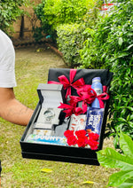 Load image into Gallery viewer, Men’s Gift Box with Watch &amp; Chocolates | GBO-114
