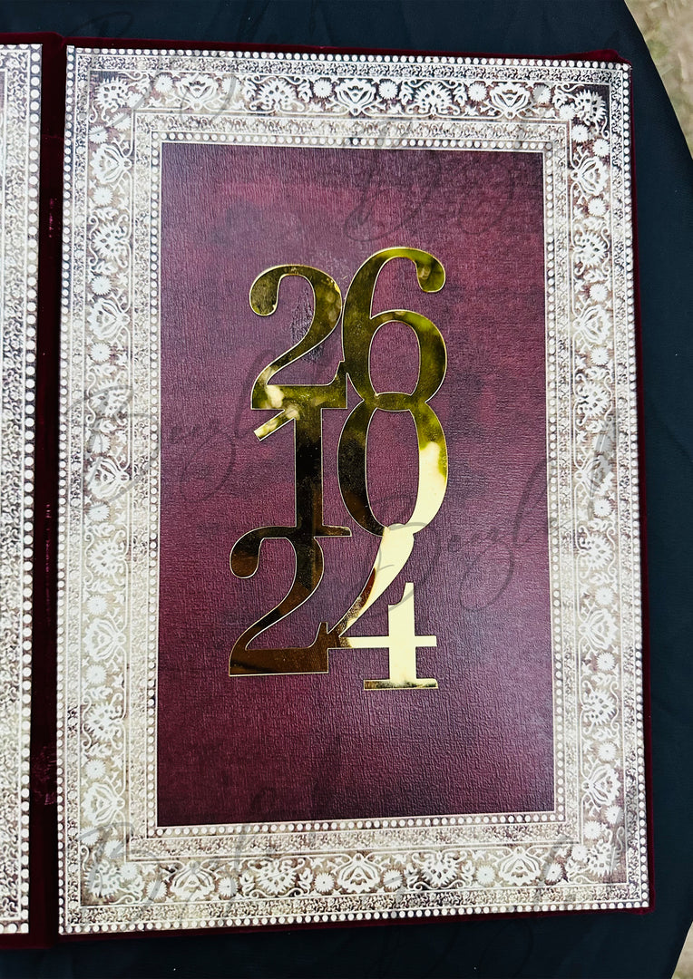 The Premium Three Side Nikkah Booklet With Attractive Design | NB-023