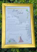 Load image into Gallery viewer, Wedding Bridal Contract With Golden Design | BC-006
