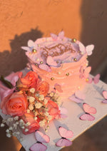 Load image into Gallery viewer, Sweet Whimsy Flutter Cake | GDEL-369